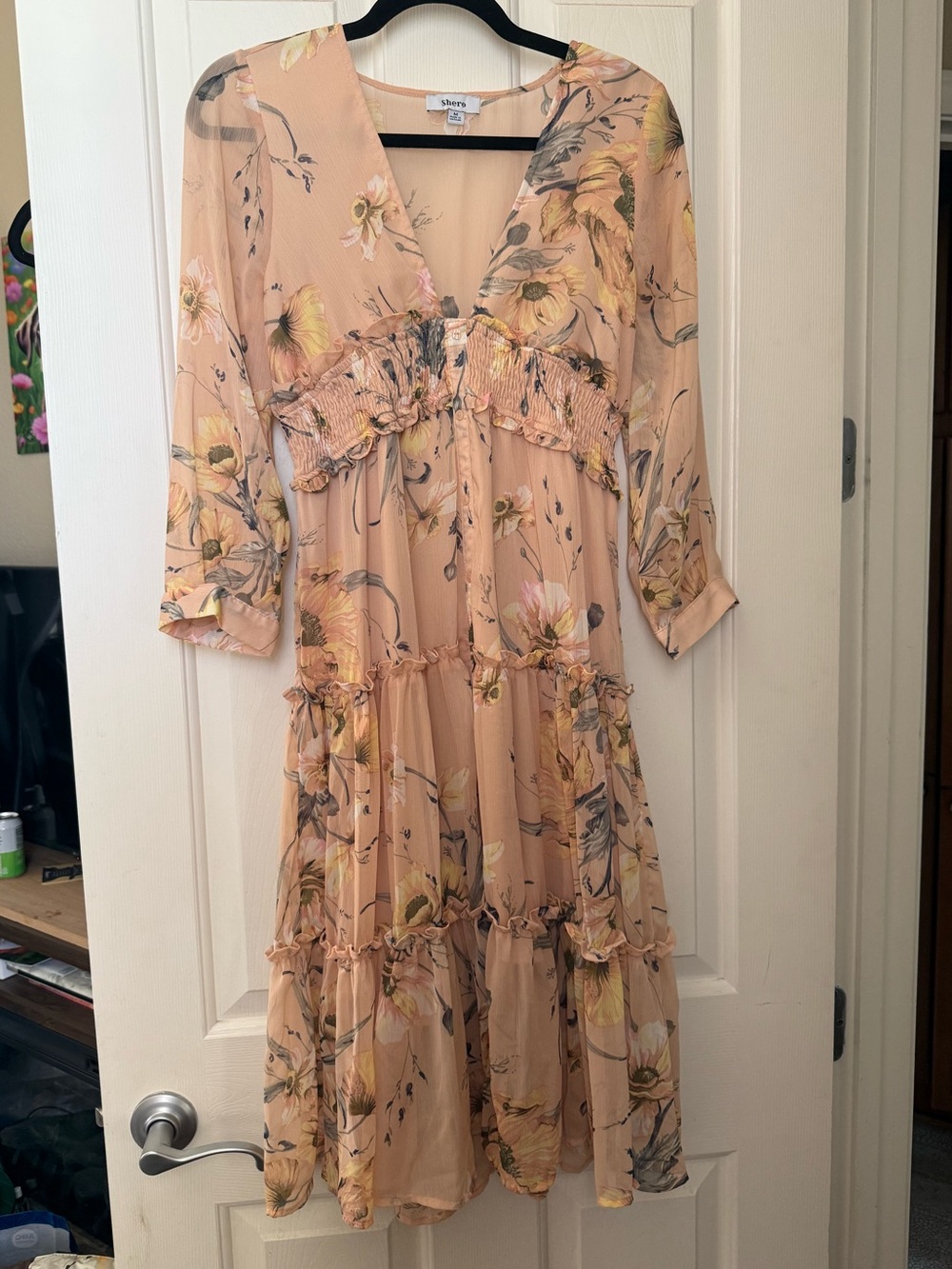 PINK FLORAL DRESS